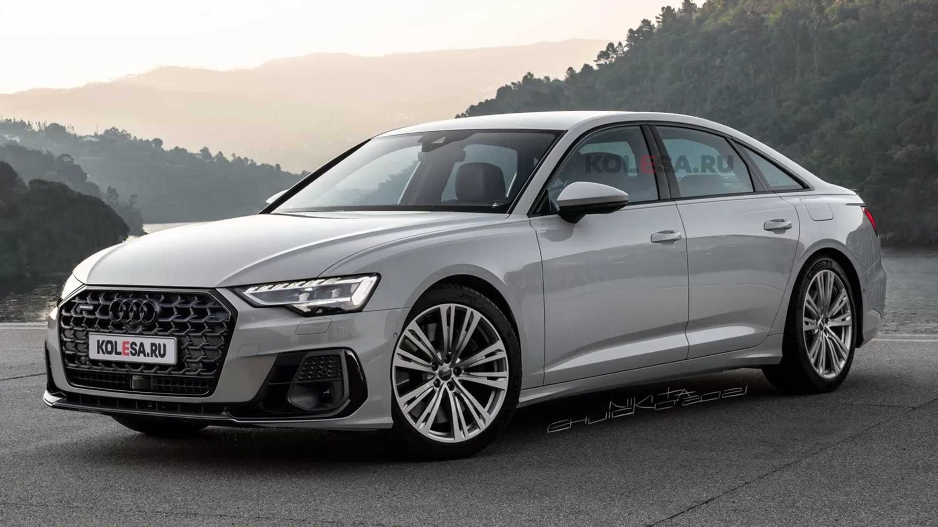 Обновленный седан Audi A6 2023 показали на рендерах