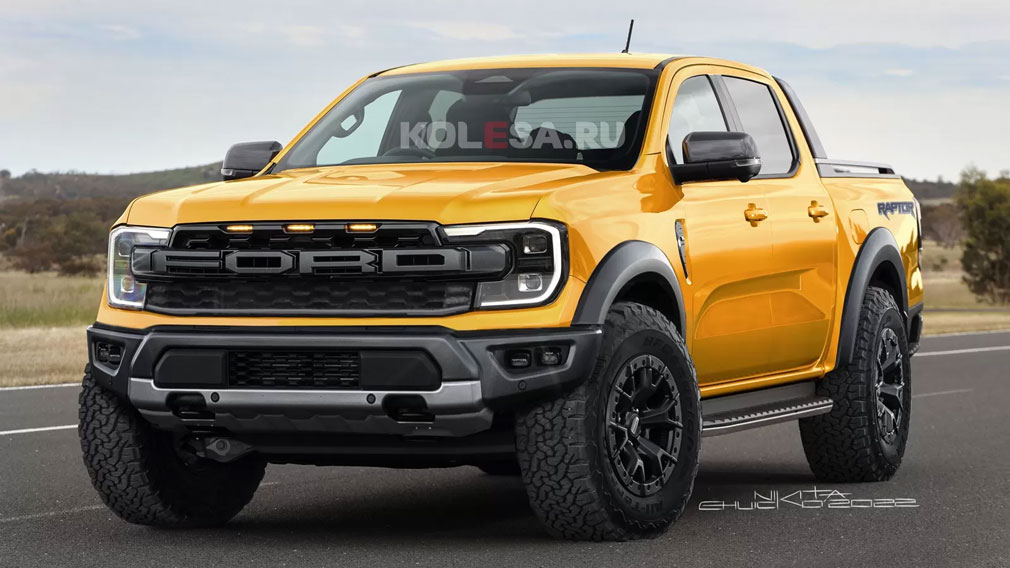 Ford Ranger Raptor 2022 раскрыт на неофициальных рендерах