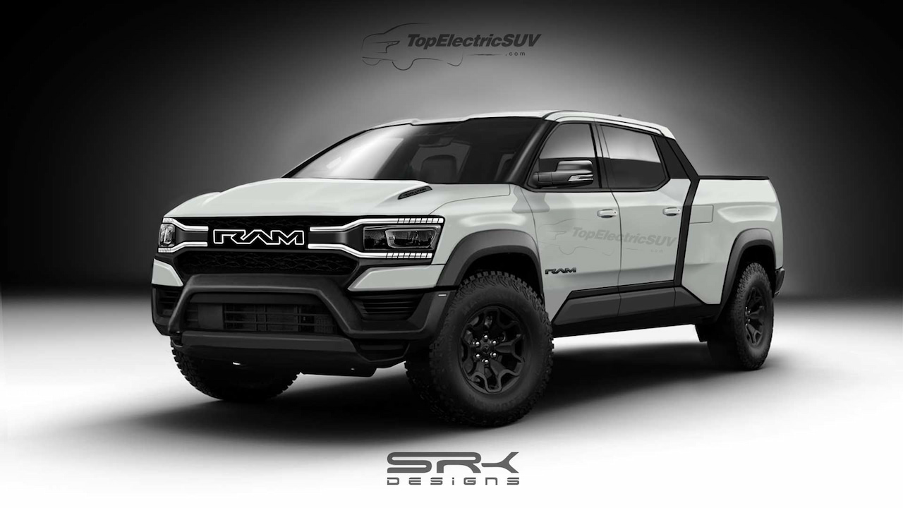 Ram 1500 BEV 2024 раскрыли на неофициальном рендере