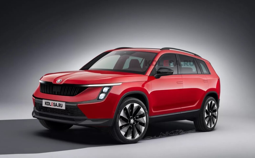 Skoda Kodiaq 2023: опубликованы рендеры нового поколения