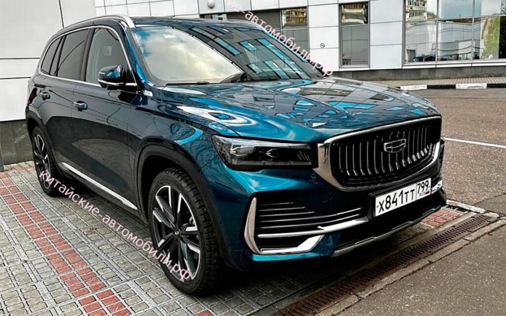 Geely Monjaro 2023 появился в России: первые фото