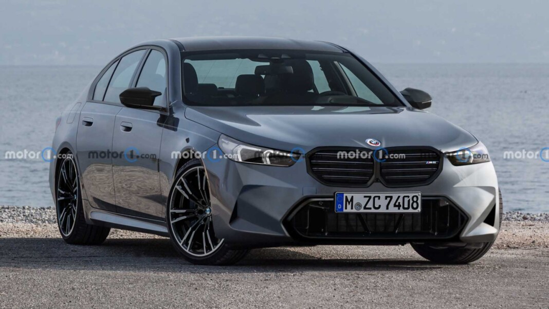 BMW M5 2024 раскрывается на неофициальном рендере