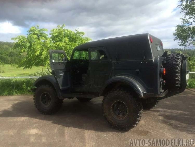 Газ 69 на раме уаз патриот