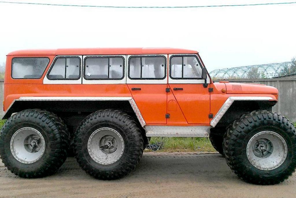 Самый большой уаз 6x6