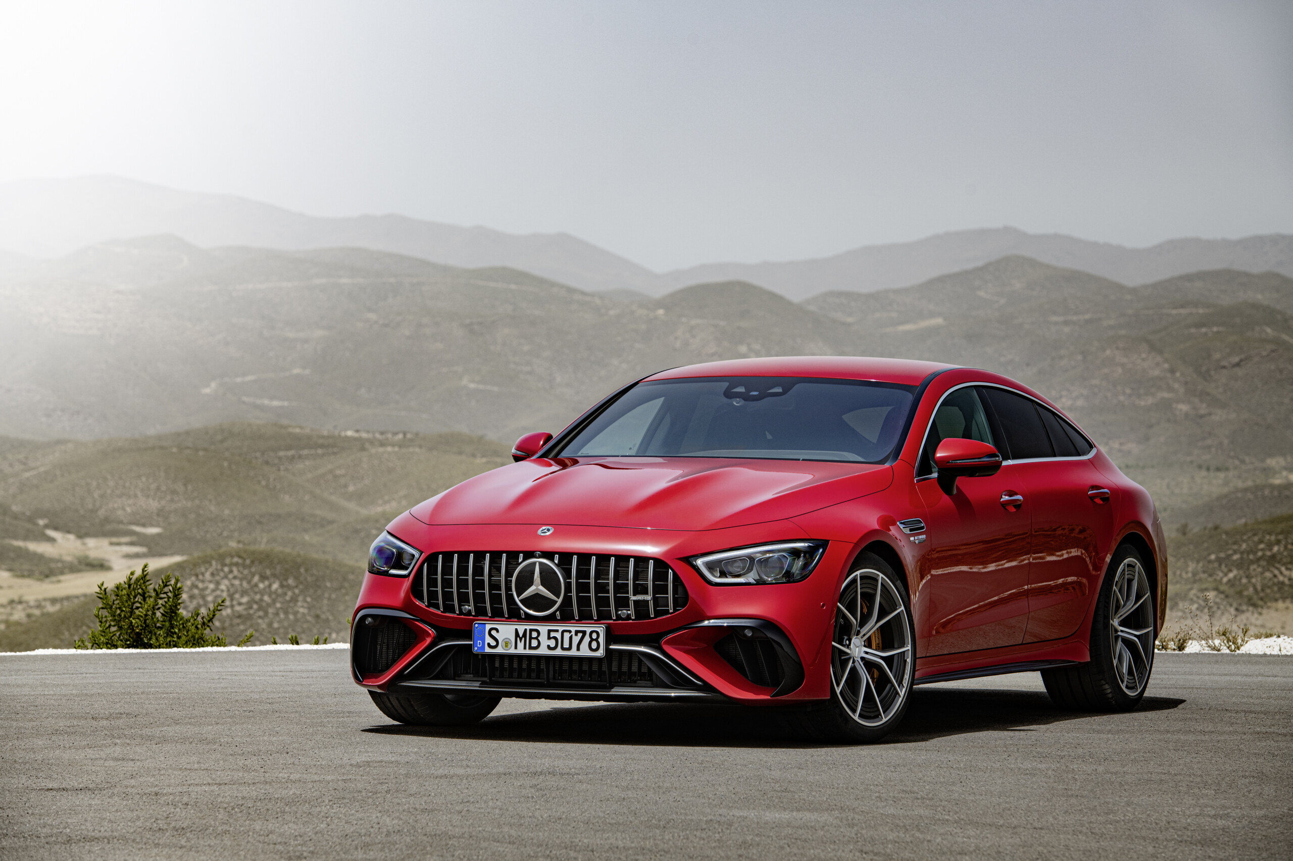 Mercedes AMG gt Red Chrome