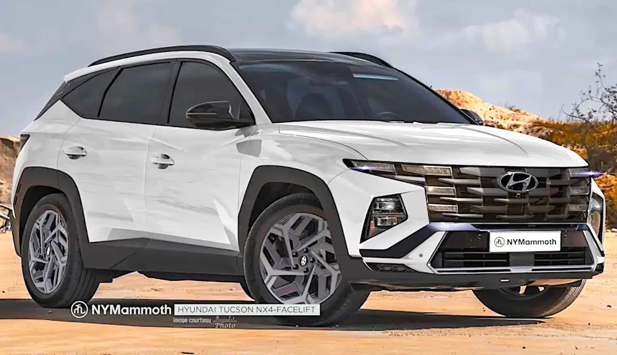 Hyundai Tucson 2024 shown on unofficial renderings Archyde