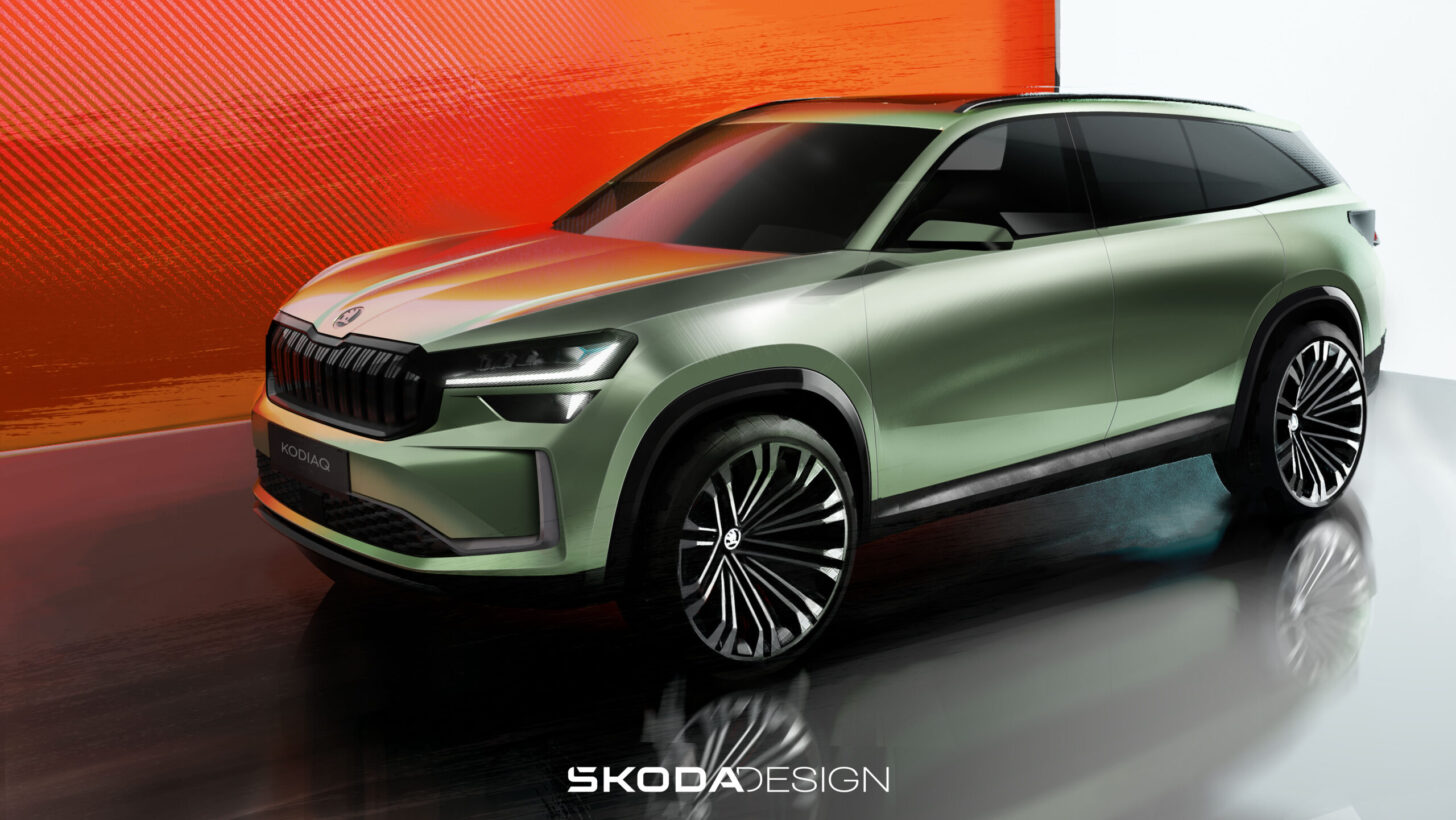 Кроссовер Skoda Kodiaq нового поколения показан на официальных фото в ...
