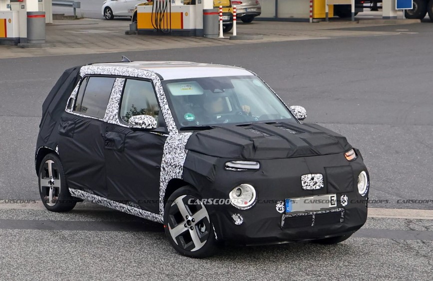  Hyundai Casper 2024 показан на шпионских фото 