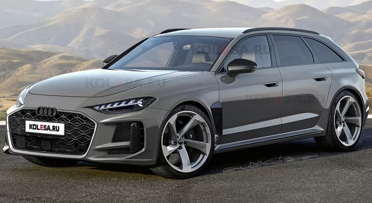 Audi RS5 Avant 2024 показан на неофициальных рендерах