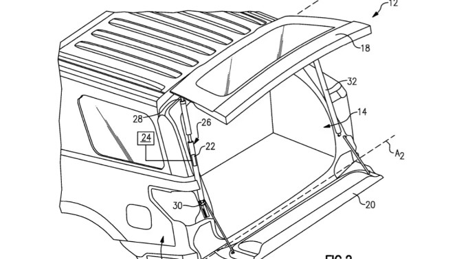 Компания Ford запатентовала дверь багажника для своего нового кроссовера