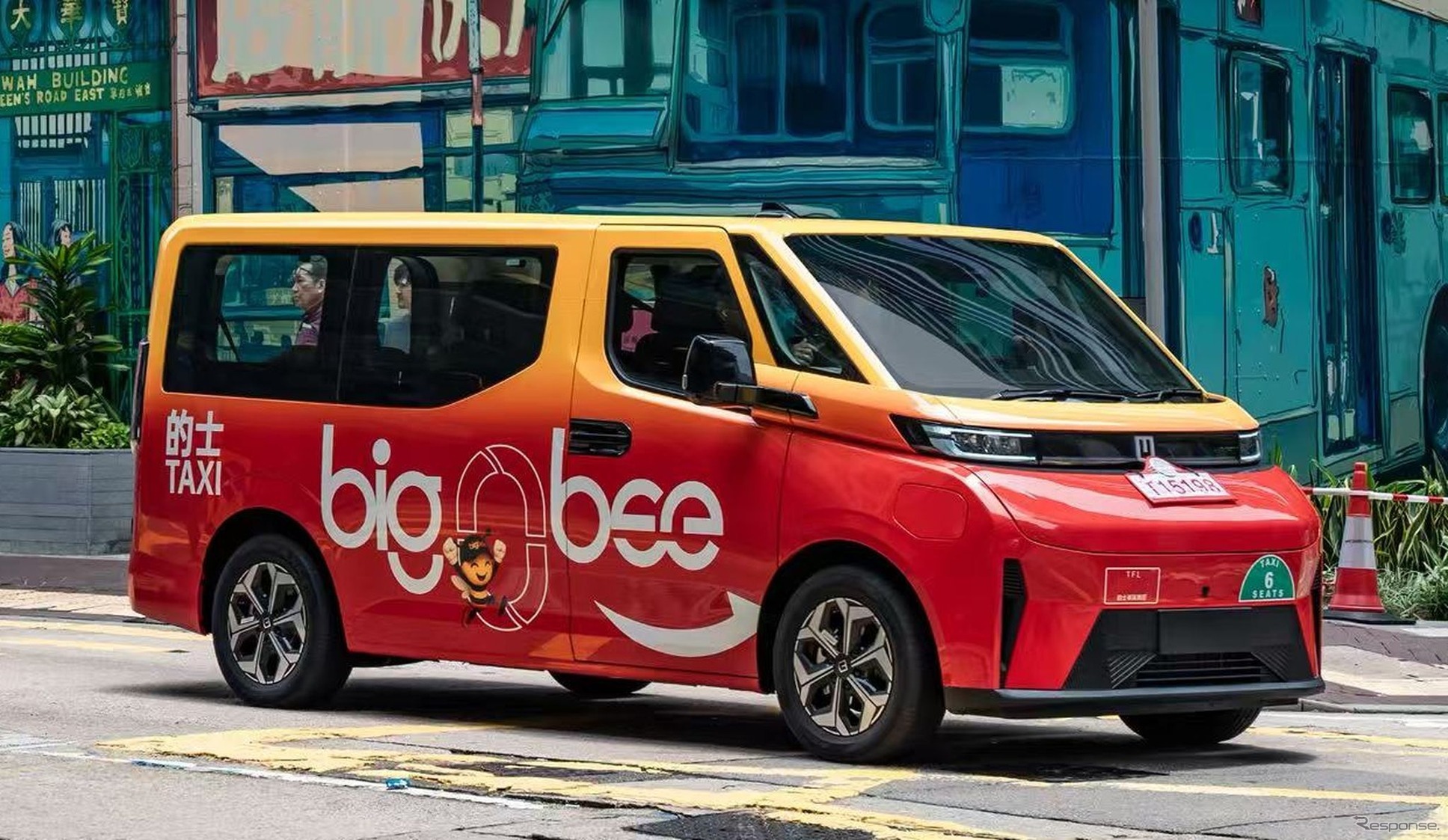 Geely Farison SV Taxi: электрический семиместный фургон для Гонконга с рекордным заказом и багажником на 6 чемоданов