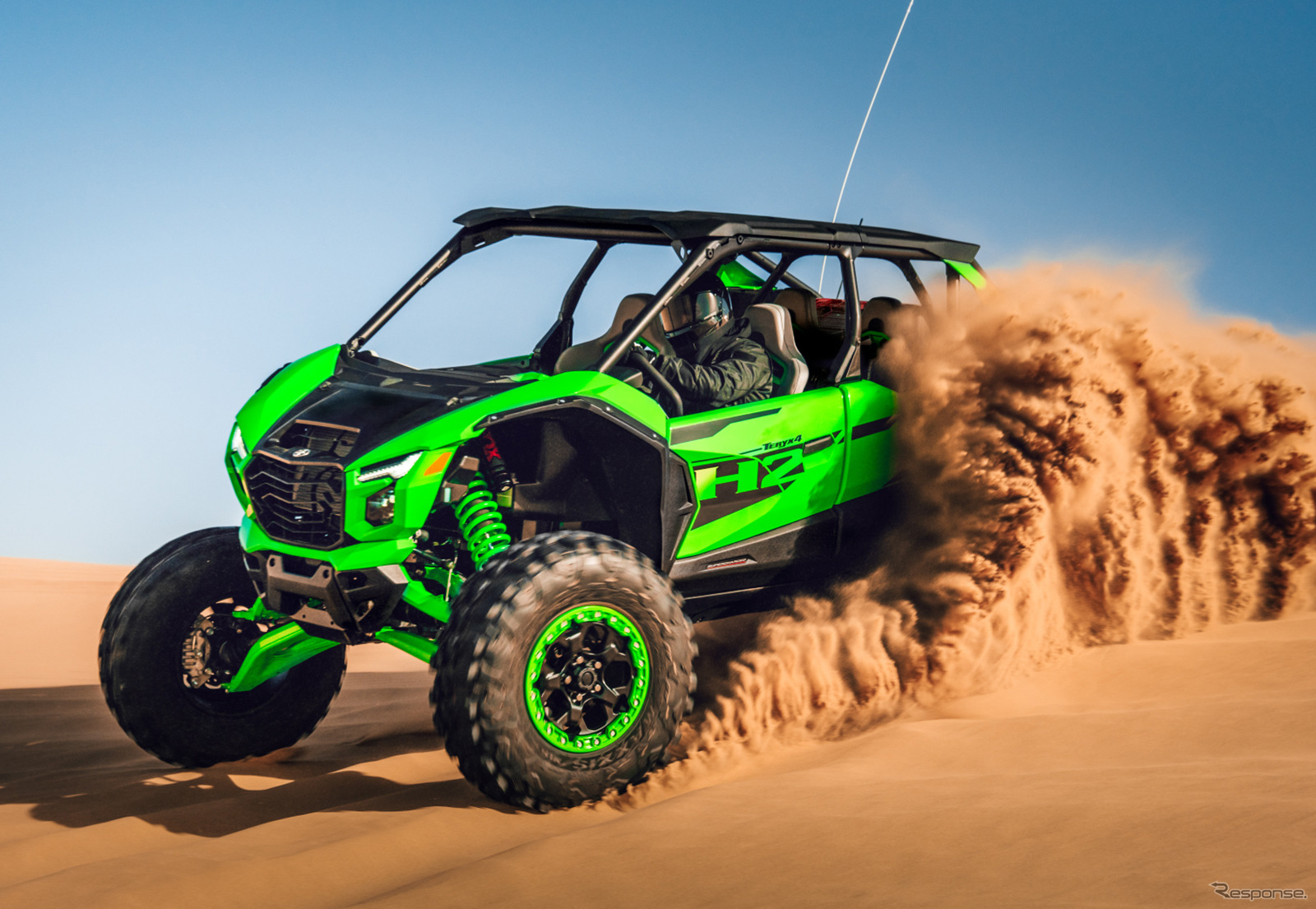 Kawasaki представила внедорожники TERYX H2 с 250-сильным мотором от Ninja: удивление и восторг в соцсетях