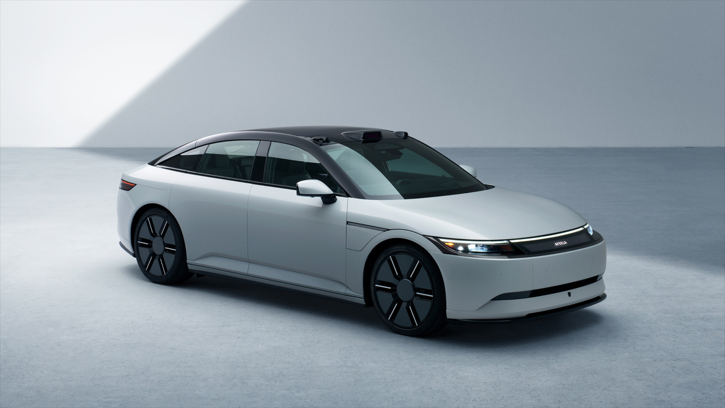 Sony и Honda начали выпуск первого электрокара Afeela 1: премьера в Японии и Калифорнии в 2026 году, до 480 л.с. и 40 датчиков в базе