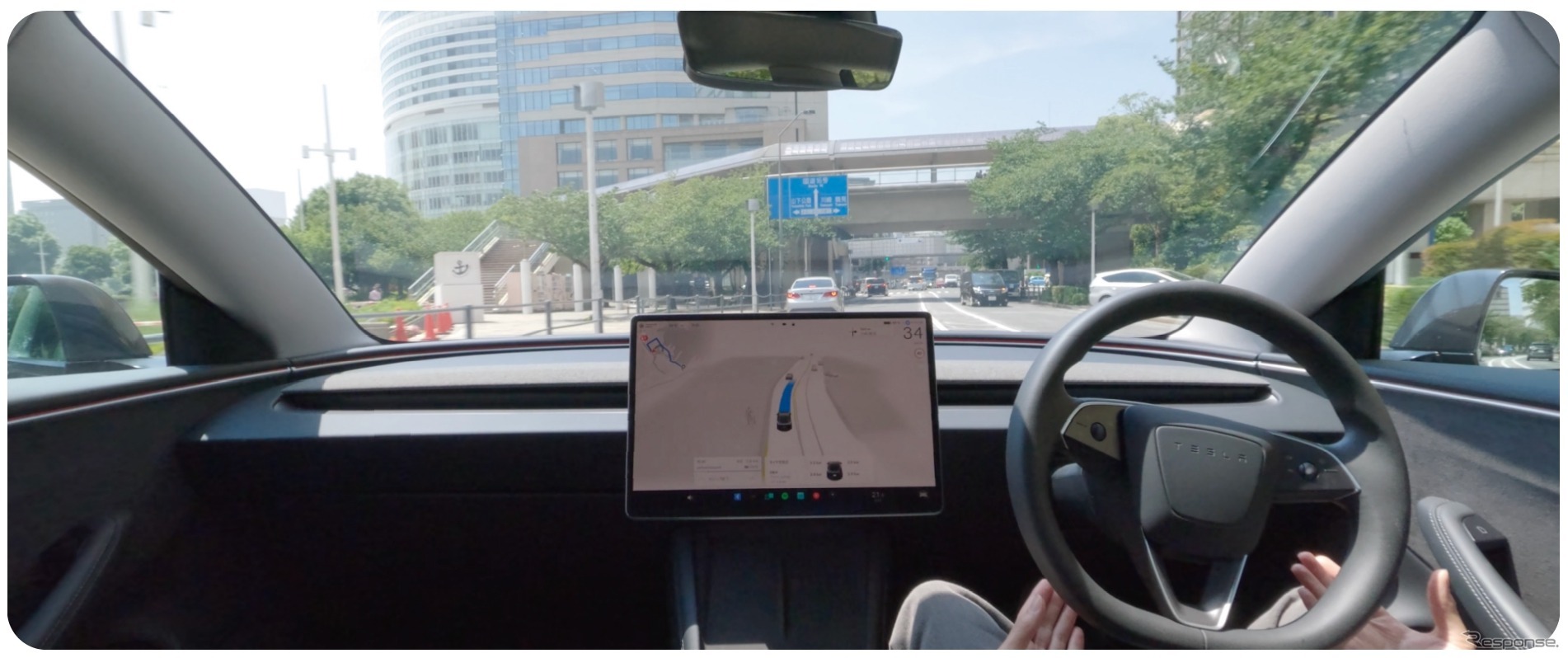 Tesla запустила в Японии тест-драйвы автопилота нового поколения: только камеры, никакого радара