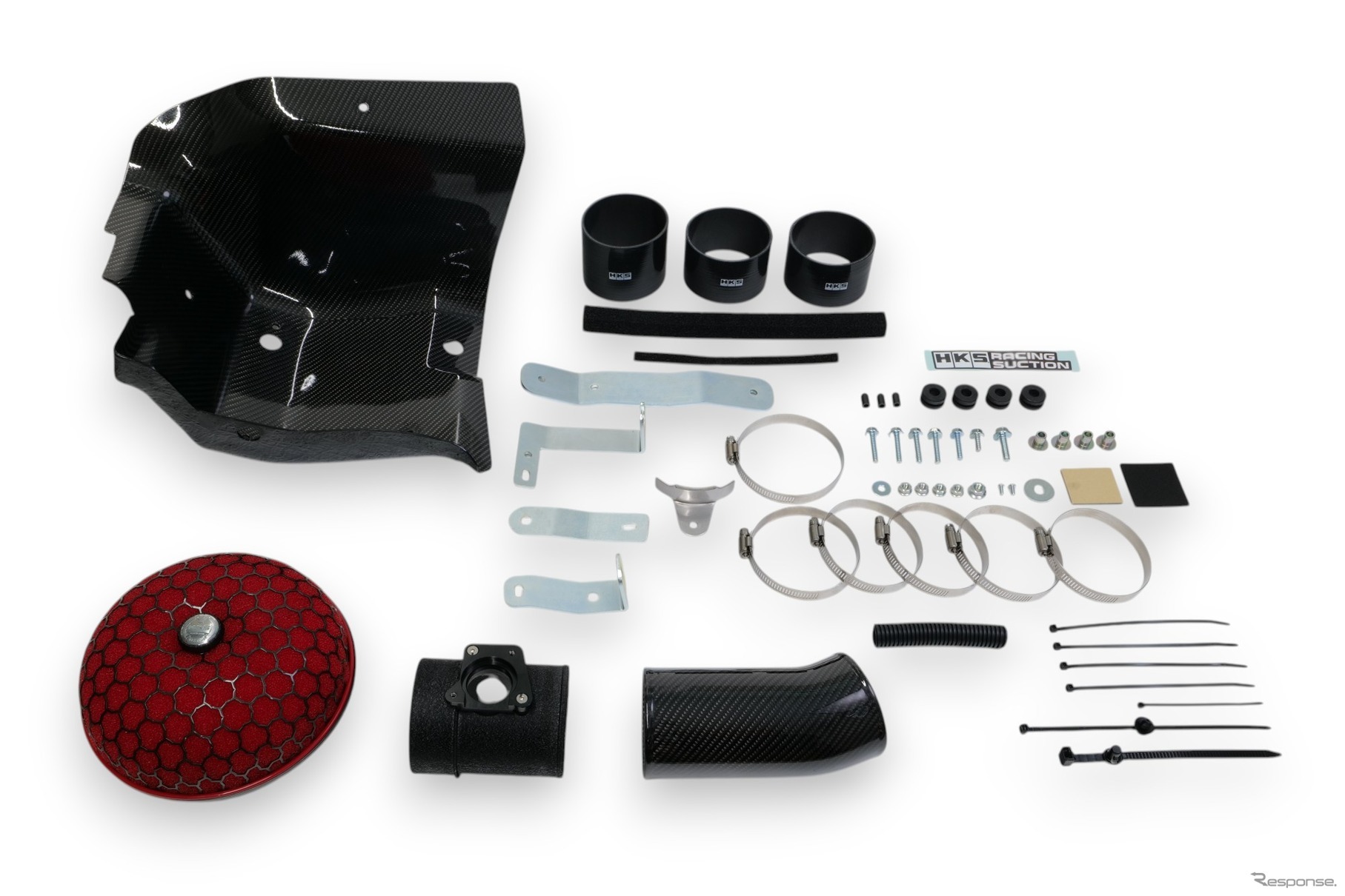 HKS представила обновленные карбоновые впускные комплекты для Toyota GR Yaris: спортивный звук и защита от дождя