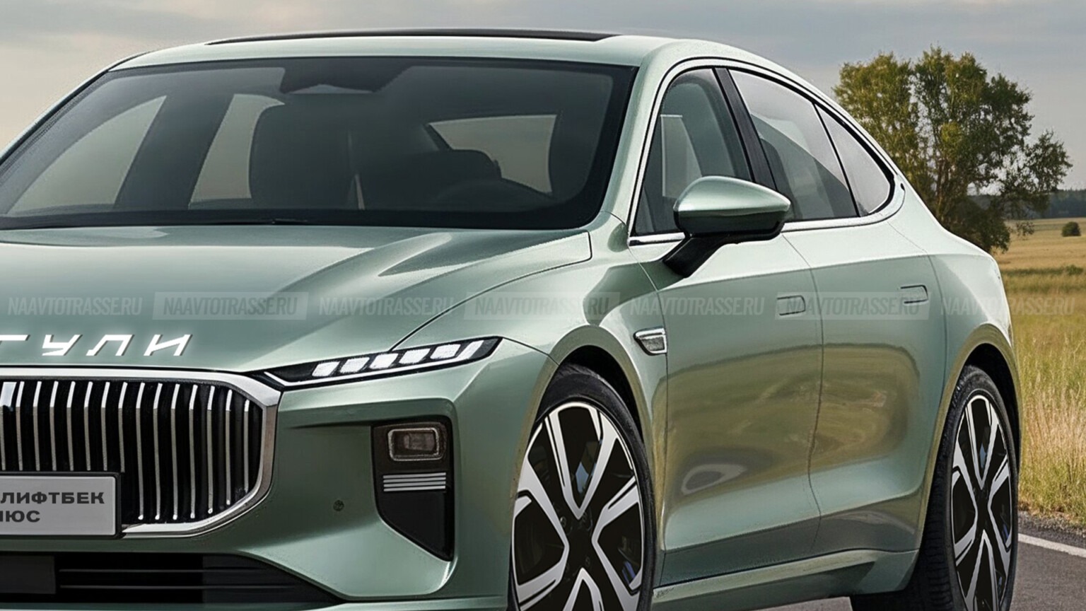 Образец первой Лада Гранта Лифтбек Плюс 2026 частично раскрыли на снимках в Сети