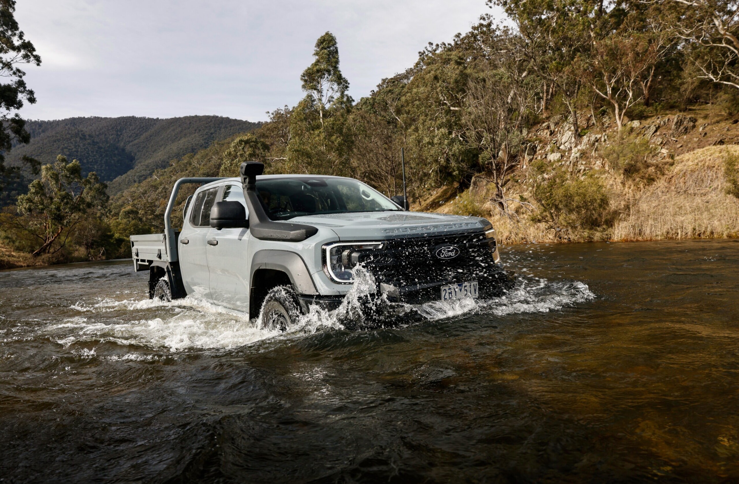 Ford Ranger Super Duty прошёл 27 речных испытаний: инженеры доказали герметичность на глубине 850 мм