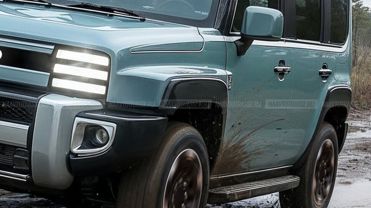 Уникальные снимки внедорожника УАЗ-3160 Симбир Про 2026 частично раскрыты в Сети