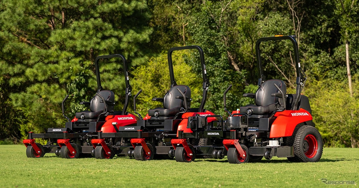 Honda представила первую электрическую газонокосилку-робот для верховой езды с автопилотом и лидарами