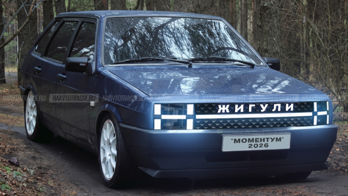 Эскизы первого хэтча ВАЗ-2109 Моментум 2026 перестали скрывать от поклонников: вся информация