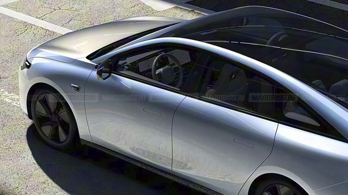 Рендер уникального седана ИЖ Юпитер Style 2026 частично представили в интернете