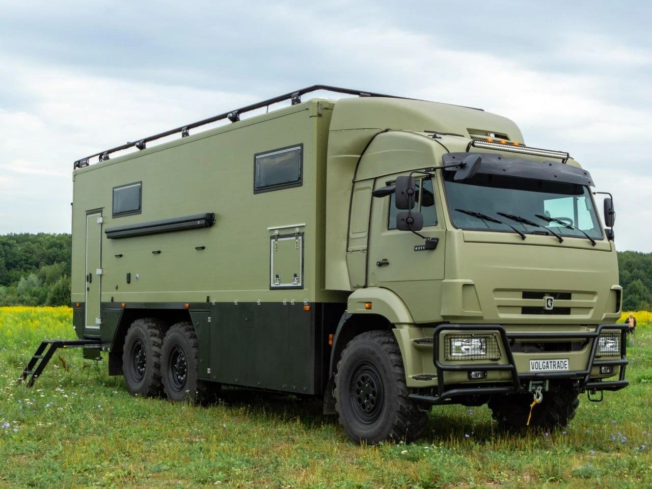 Премиальный автодом на базе КамАЗа представила компания «ВолгаТрейд» из Нижнего Новгорода