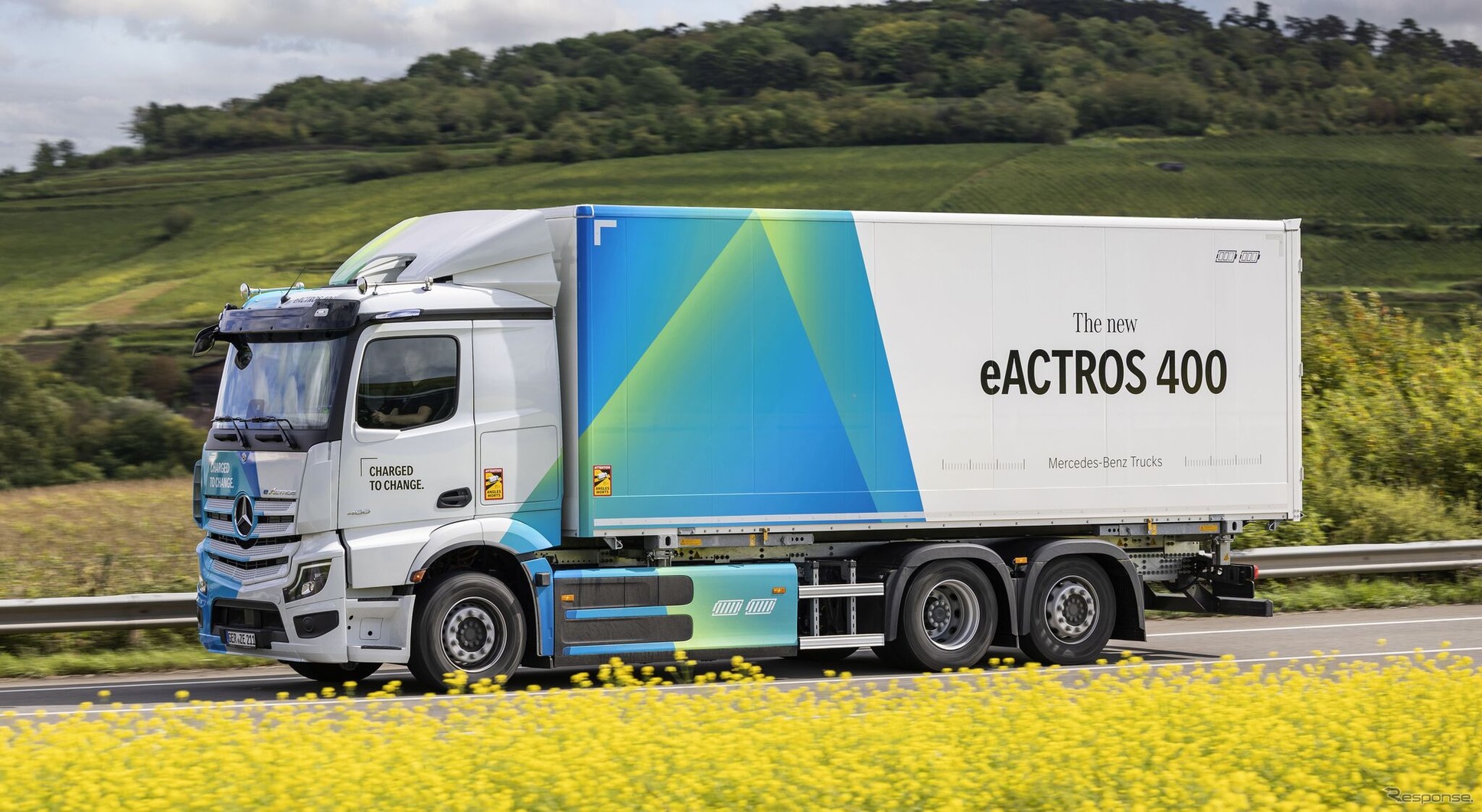 Mercedes-Benz eActros 400: новый электрогрузовик с рекордной грузоподъемностью и двумя кабинами для Европы