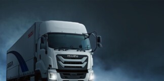 Isuzu Giga 2026: первый в Японии грузовик с системой предупреждения о падении колес и новым «умным» сервисом