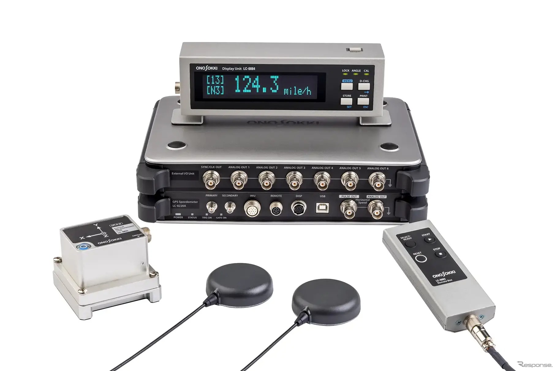 Ono Sokki представила GPS-векторный спидометр LC-8220A для точной фиксации поведения автомобиля в движении