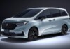 Honda обновила стареющий минивэн Odyssey e:HEV: добавили шторки и новый цвет, но цена выросла на 286 тыс. иен