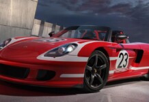 Porsche восстановил уникальный Carrera GT в цветах флага Австрии: суперкар оценят в сотни тысяч евро