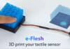 Ученые представили 3D-печатную «кожу» eFlesh для роботов и выложили проект в открытый доступ