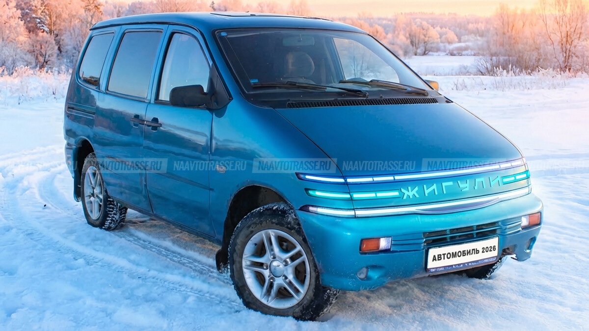 Визуализация нового минивэна ВАЗ-2120 Надежда Плюс 2026 представлена: он мог бы быть очень бюджетным