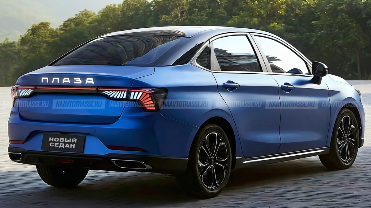 Рендер уникального седана Москвич 6 Плаза 2026 представлен окончательно: фото и возможные цены