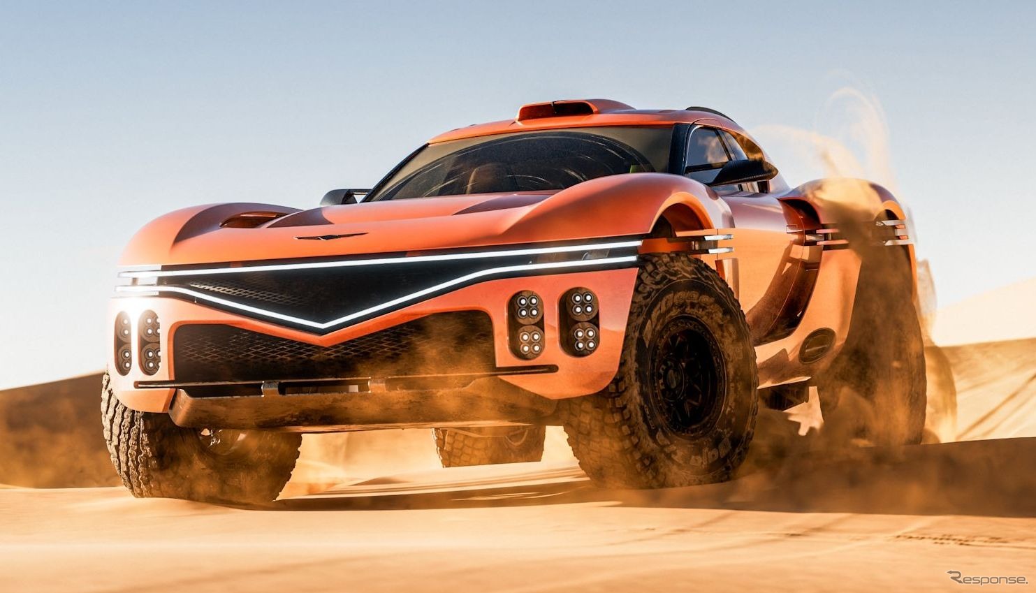 Genesis привез в ОАЭ экстремальный внедорожник X Scorpios Concept с V8 на 1115 л.с.