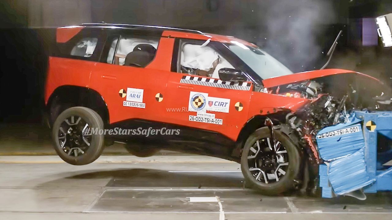 Tata Sierra впервые получила 5 звезд Bharat NCAP: почти идеальный балл