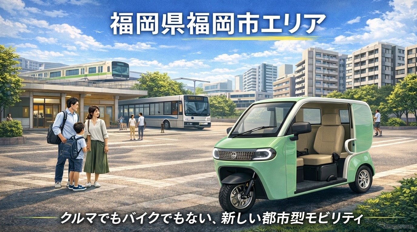 Японцы создали трёхколёсный электромобиль e-NEO: 100 км без подзарядки