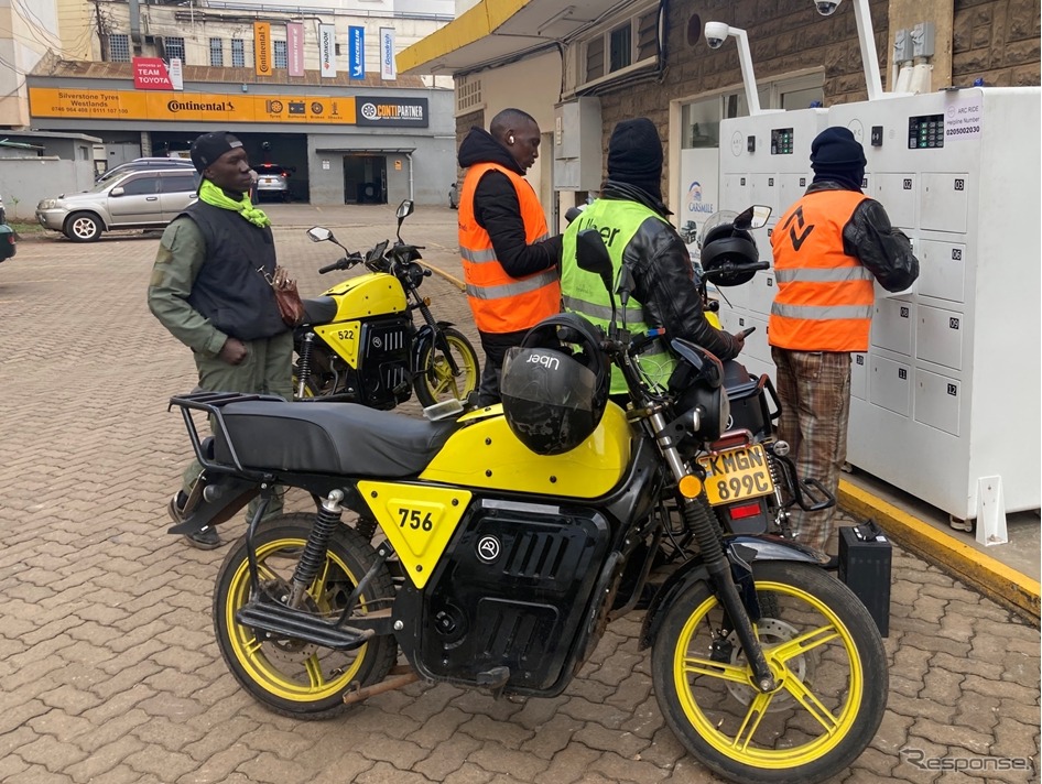 Японцы получили господдержку за электромотоциклы в Кении