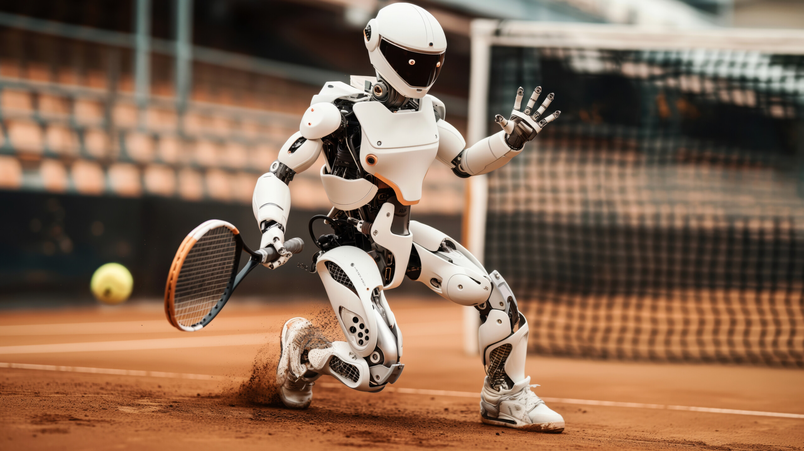 Unitree G1 впервые сыграл в теннис: робот уже бьёт по цели