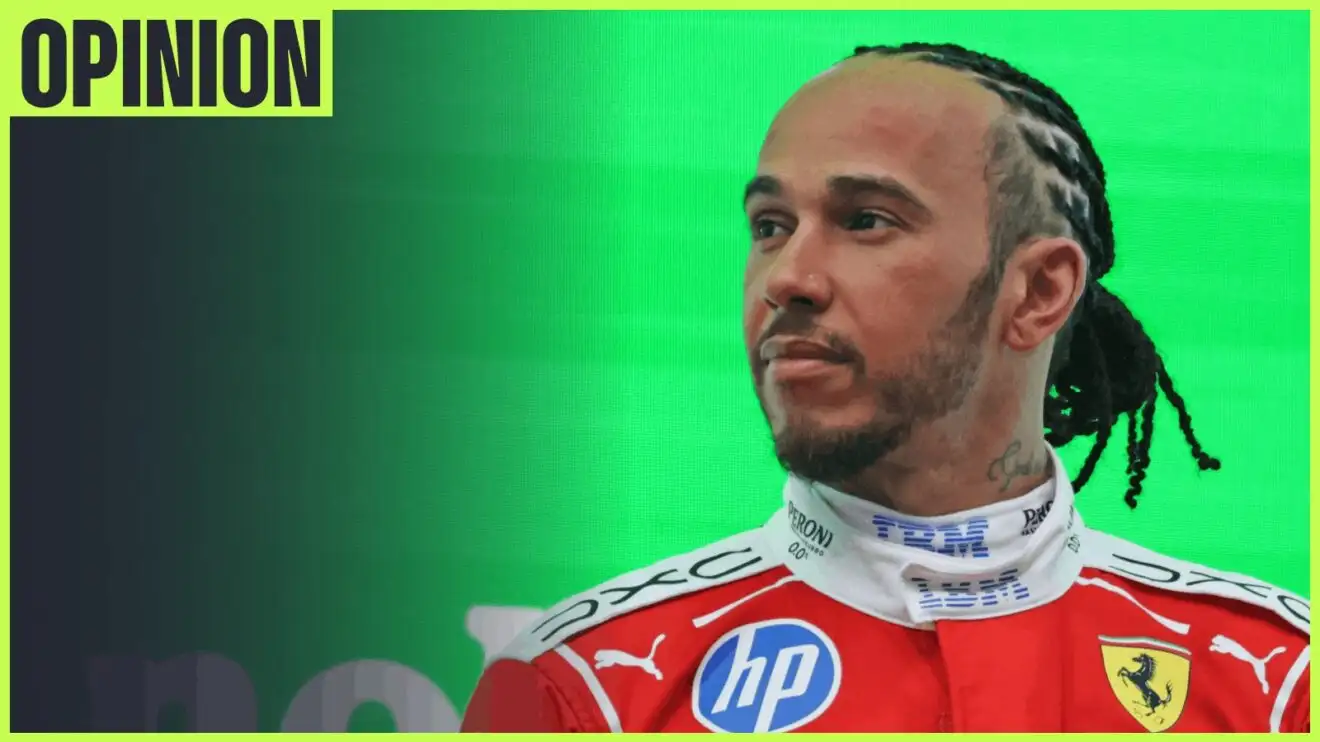 Хэмилтон взял подиум за Ferrari, но смотрел на Mercedes