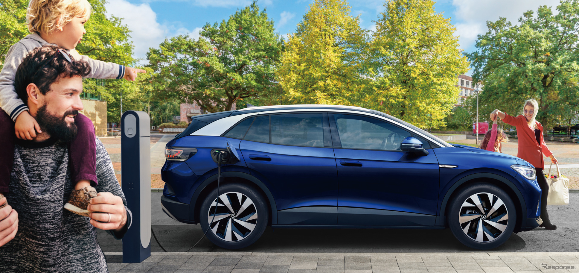 Volkswagen в Японии сменил оплату зарядки: теперь платишь за кВт*ч