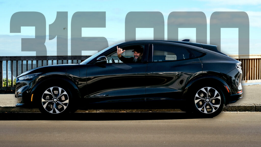 Ford Mustang Mach-E проехал 508 500 км — батарея села лишь на 8%