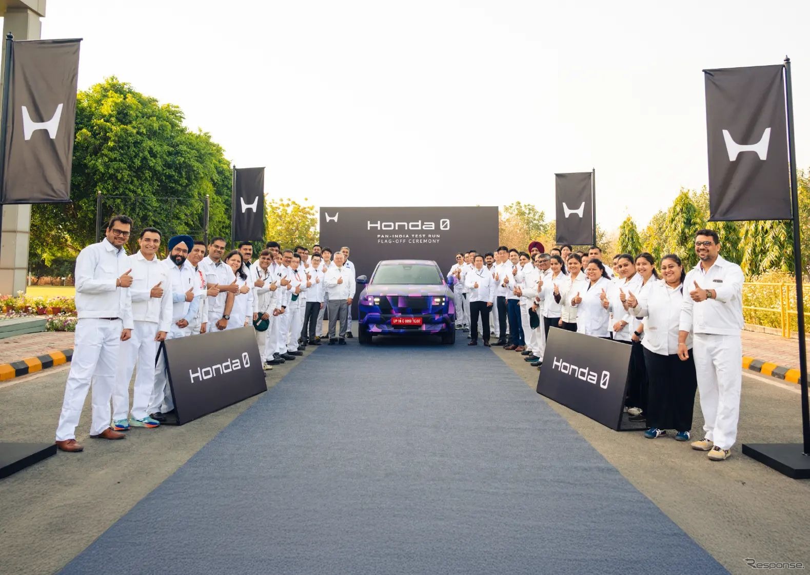 Honda 0 впервые выехала на дороги Индии: старт испытаний