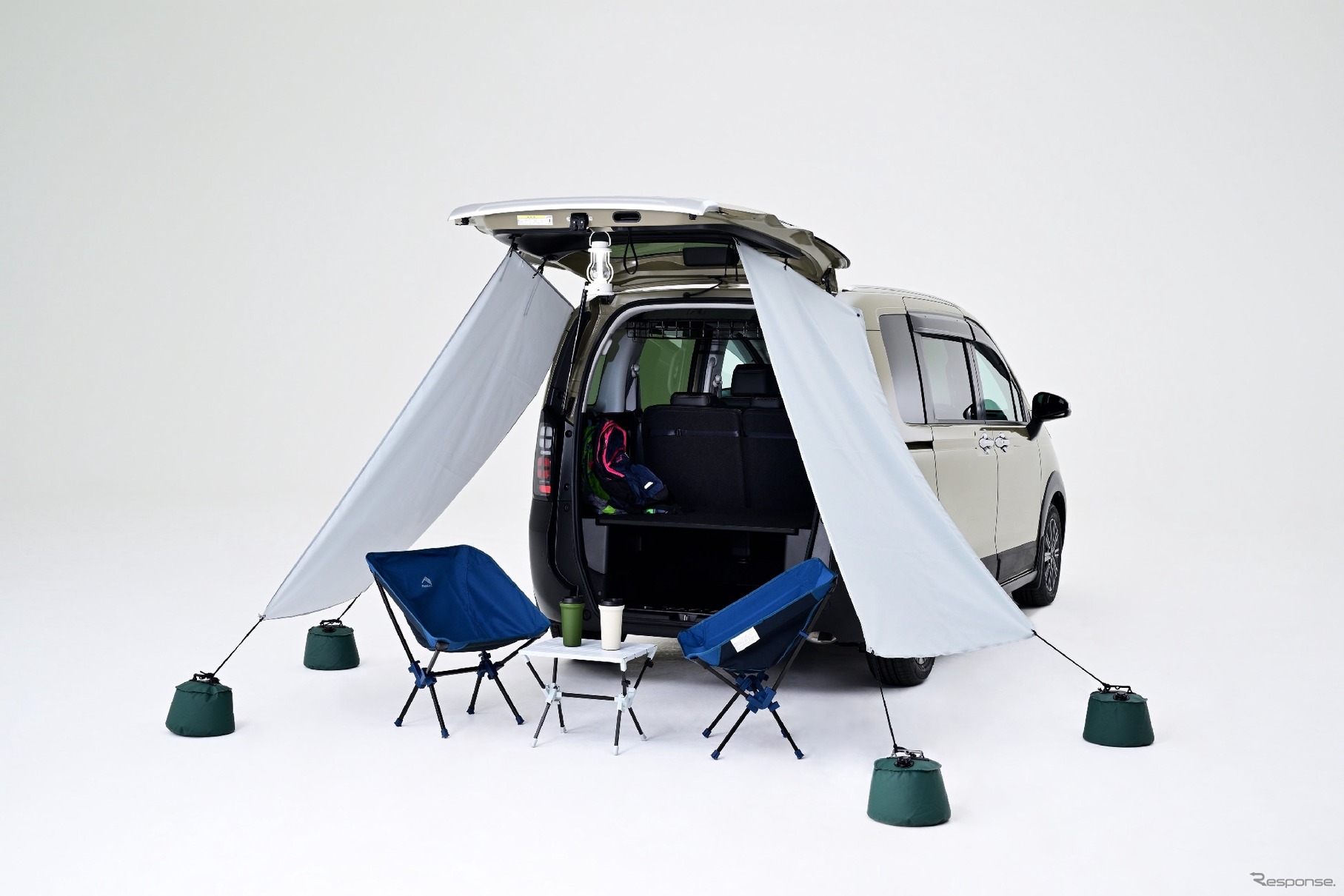 Honda превратила CR-V и N-VAN в дома на колёсах для кемпинга