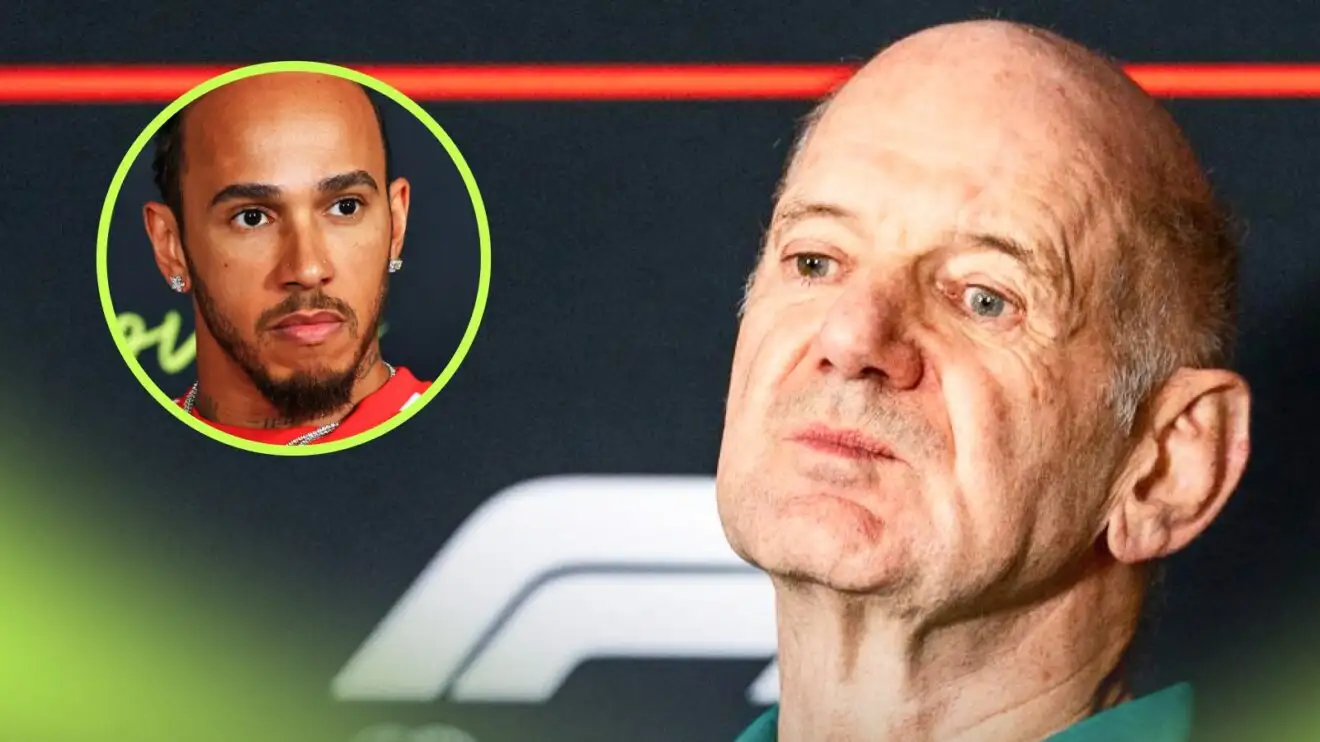 Ньюи поймали за изучением Ferrari Хэмилтона на стартовой решетке