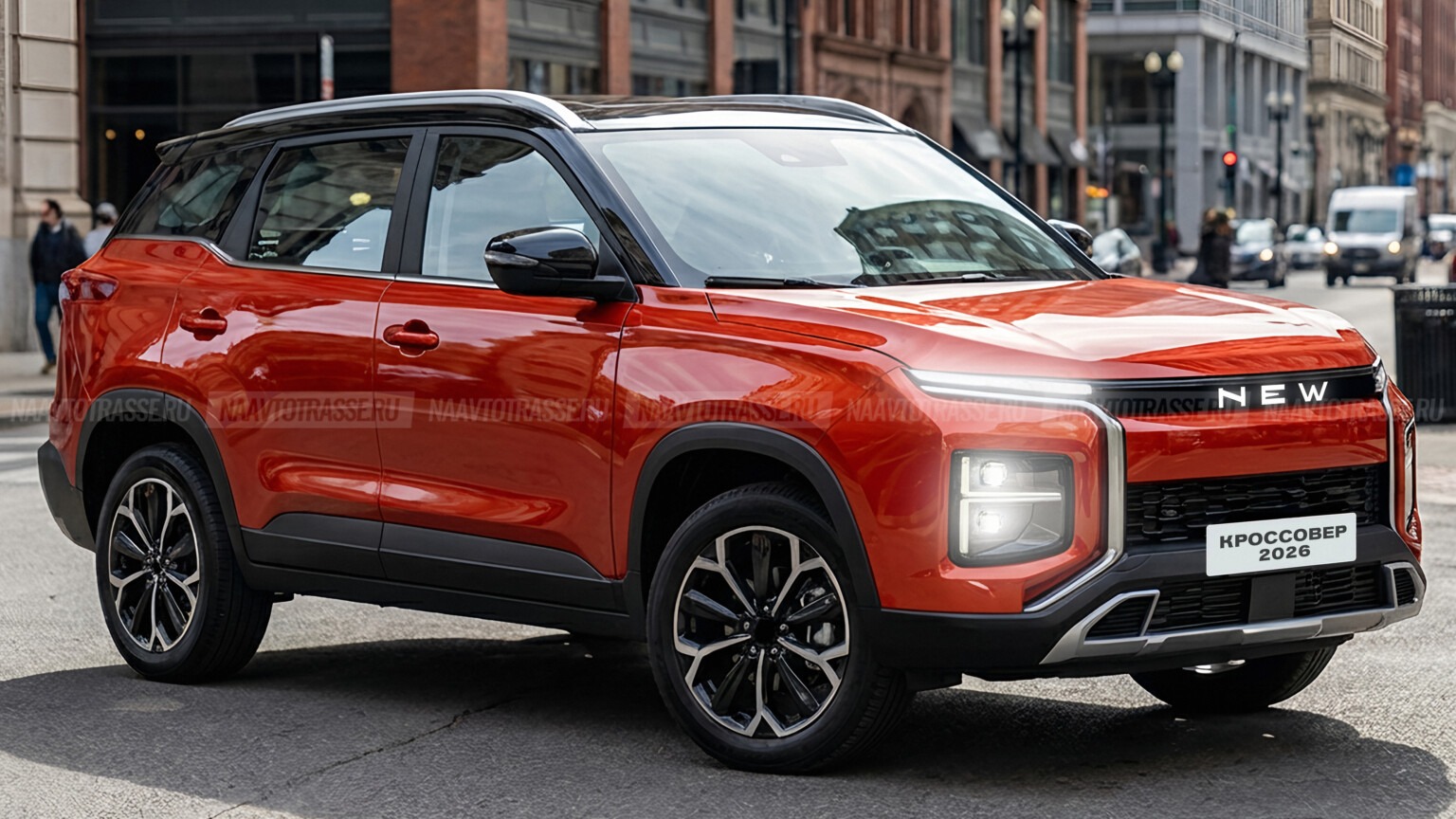 Первую зарисовку Москвич 3 New 2026 раскрыли: сколько мог бы стоить новый кроссовер?