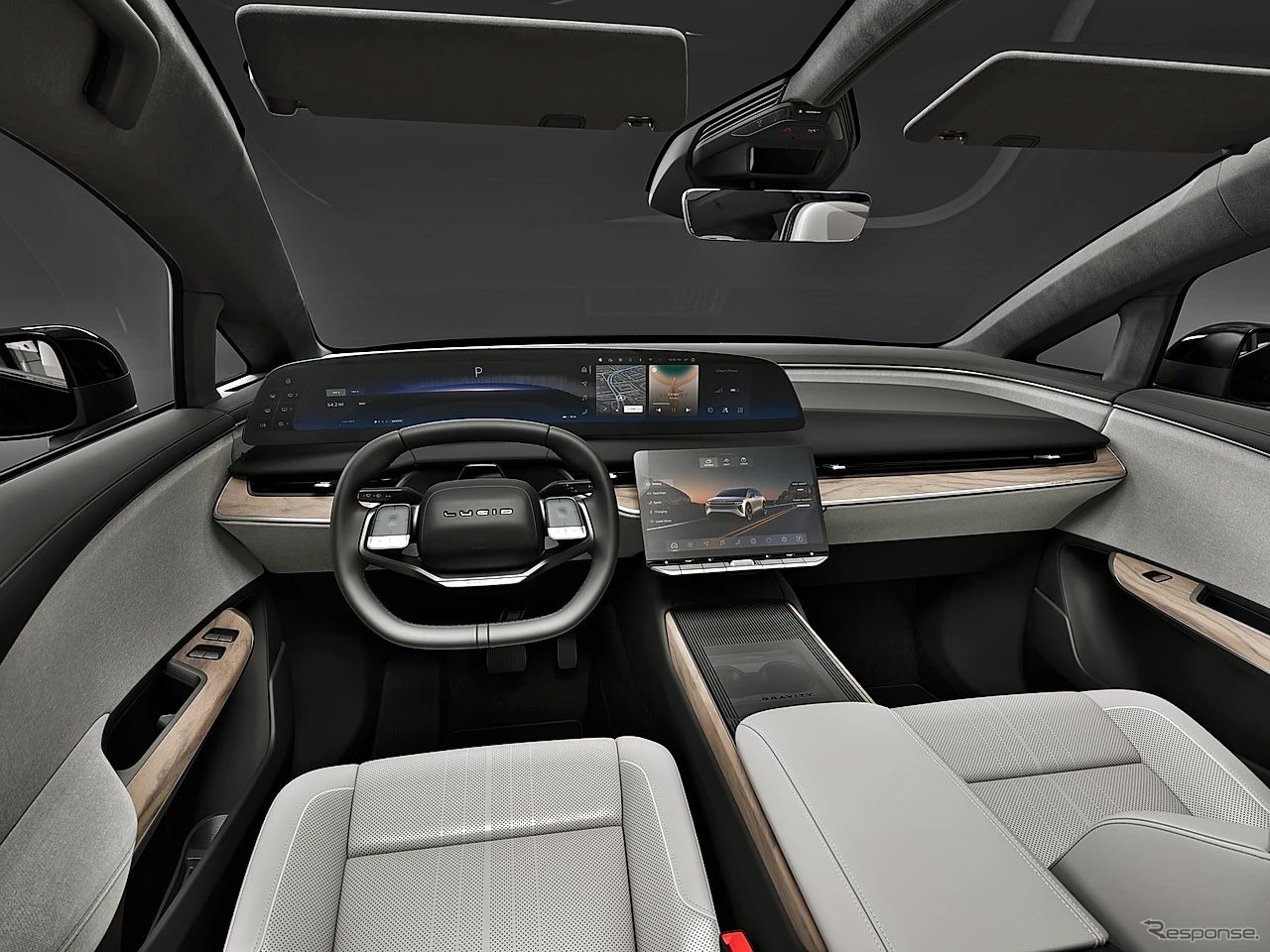 Lucid Gravity получил AR-дисплей от финской компании Basemark