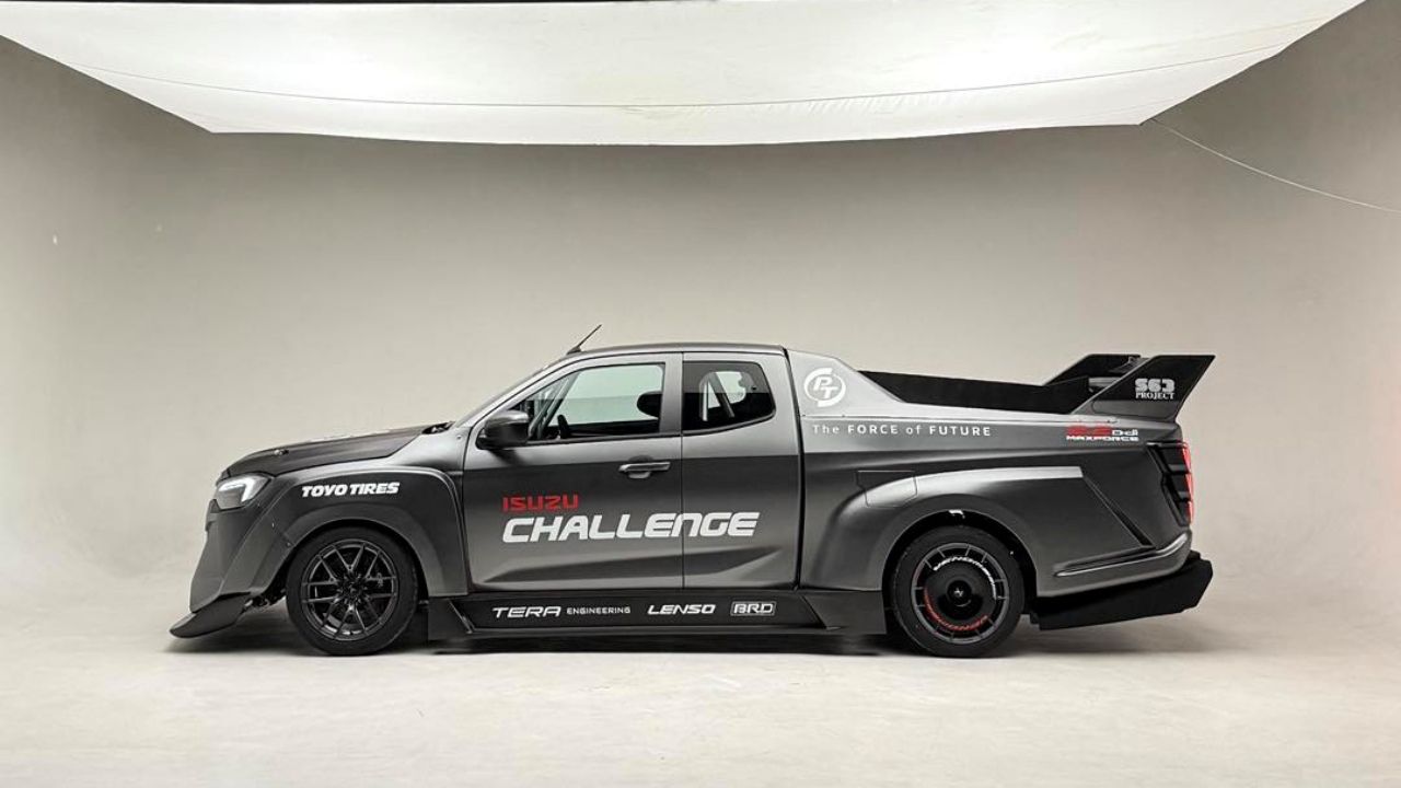 Обычный пикап Isuzu D-Max превратили в болид с 285 л.с.