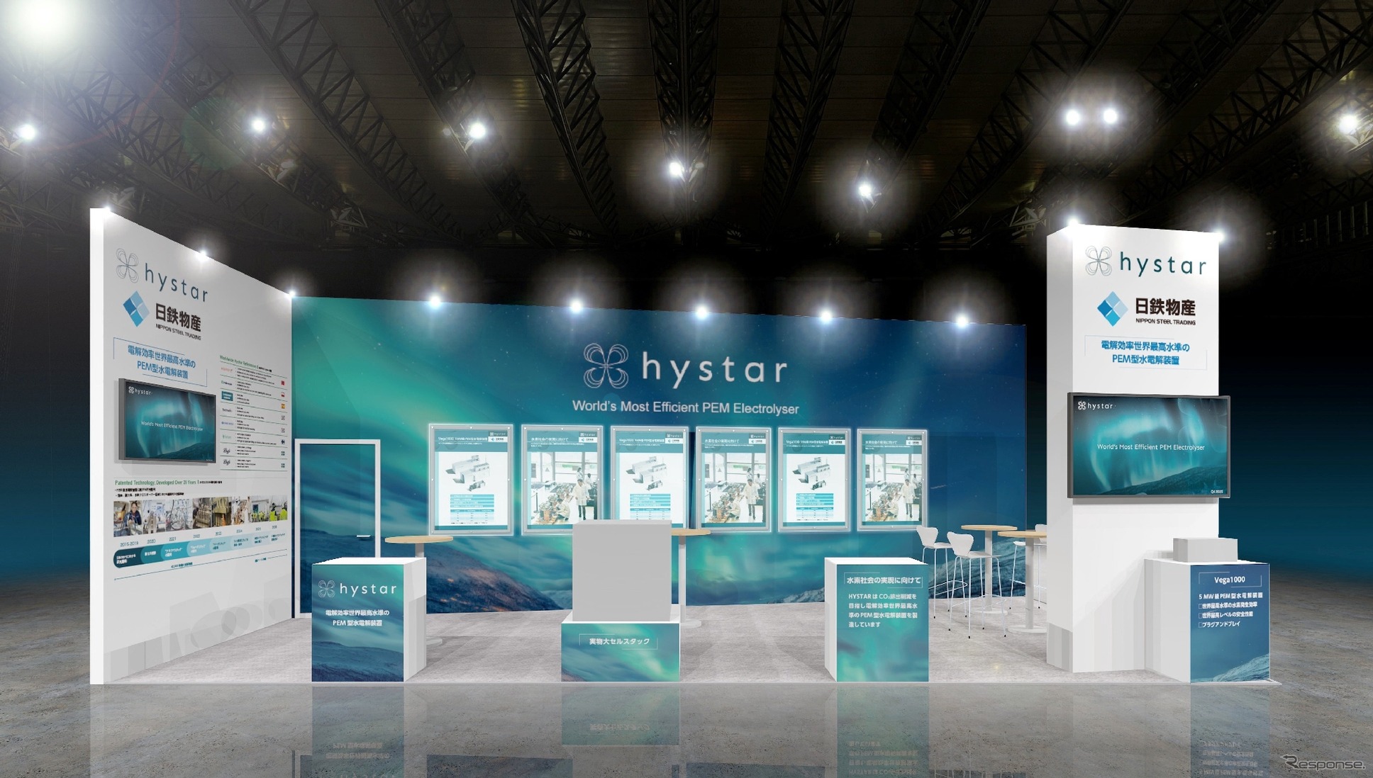 Nippon Steel и Hyster впервые вместе покажут PEM-электролиз на H2 EXPO