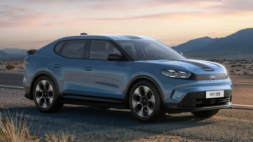 Ford Capri в стиле гонок 70-х: лимитка с полосами и спойлером